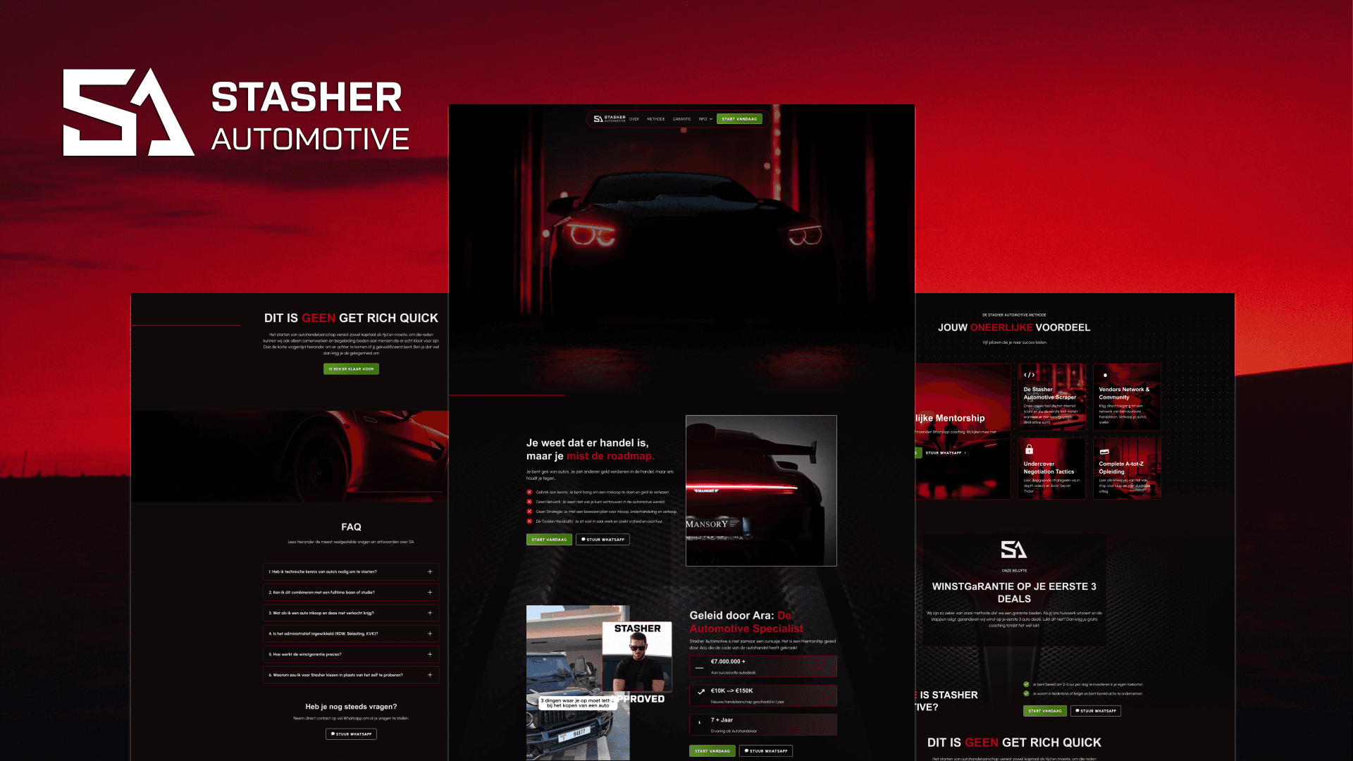 Stasher Automotive case study by Weblyfe