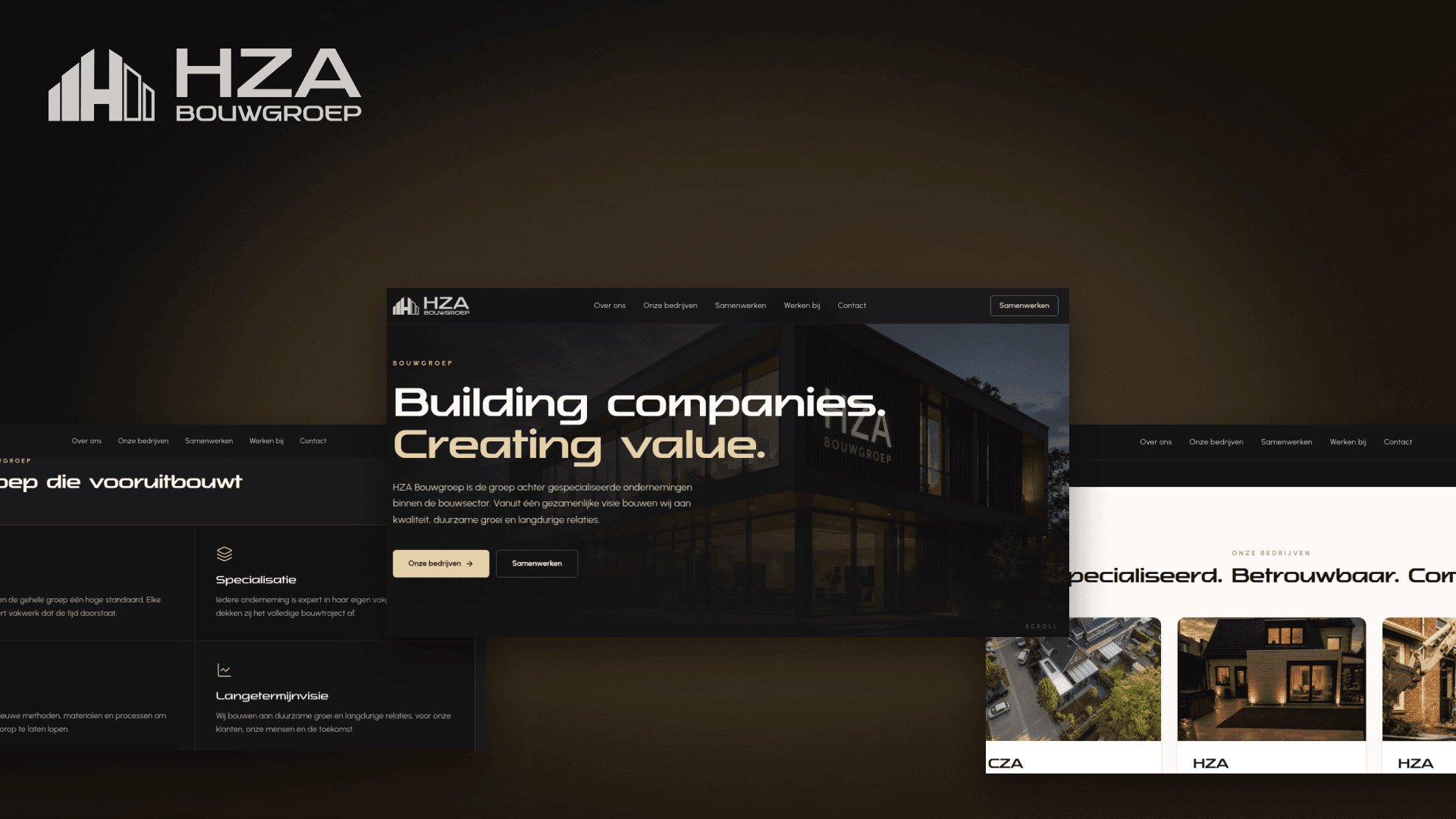 HZA Bouwgroep case study by Weblyfe